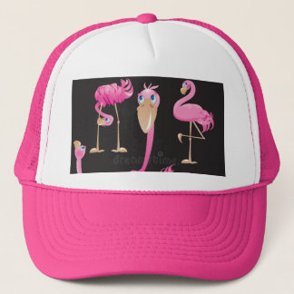 CASQUETTE FLAMANT ROSE CHAUD