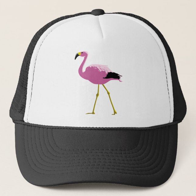Casquette Flamant rose rose (Devant)