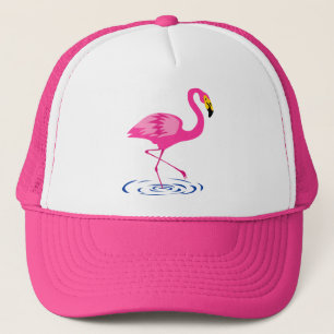 Casquette Flamant rose rose