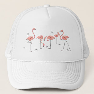 Casquette Flamants roses Stars groupe camionneur chapeau
