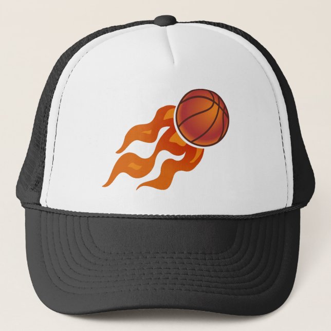 Casquette Flammes de basket (Devant)