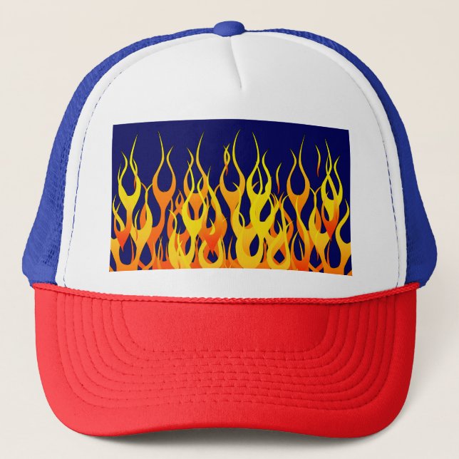 Casquette Flammes de course classique cool (Devant)
