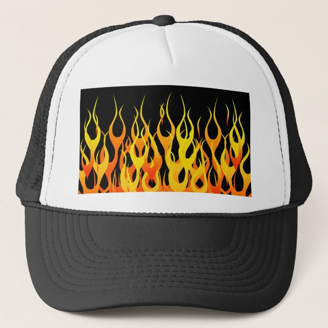 Casquette Flammes de course classique cool (Devant)