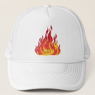 Casquette Flammes d'incendie