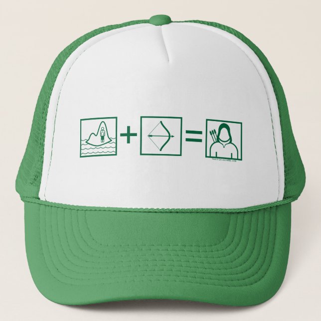 Casquette Flèche | Équation de flèche verte (Devant)