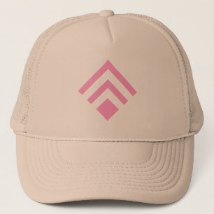 Casquette Flèche géométrique 02 - Rose