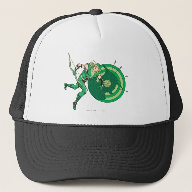Casquette Flèche verte avec cible 2 (Devant)