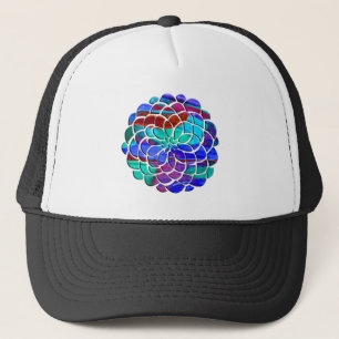 Casquette Fleur colorée