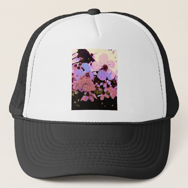 Casquette Fleur de cerisier rose (Devant)