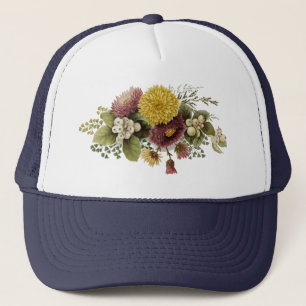 Casquette Fleur de chrysanthème mère florale