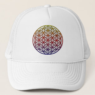 Casquette Fleur du symbole sacré de la géométrie de la vie -
