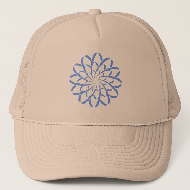 Casquette Fleur géométrique 02 (Devant)