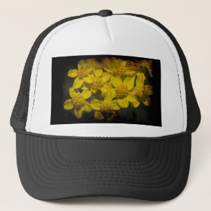 Casquette Fleur sauvage jaune