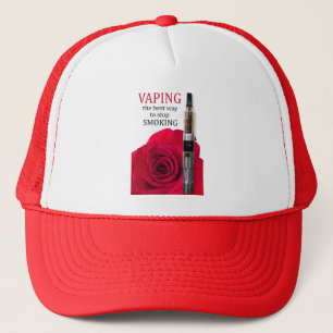 Casquette Fleur Vapeur et rose