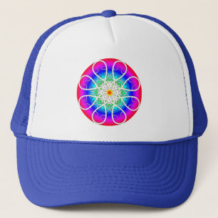 Casquette Fleurs Abstraites