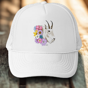 Casquette Fleurs de chèvre de la montagne blanche