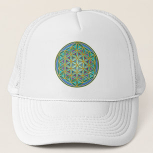 Casquette FLEURS DE VIE - Géométrie Sacrée Design 1