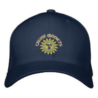 Casquette Flex-Fit de la marine brodée