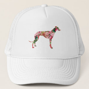 Casquette floral de lévrier
