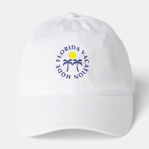 Florida Vacation Mode Printed Baseball Hat