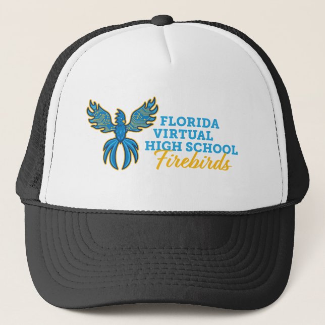 Casquette Floride - Feu d'oiseaux du secondaire virtuel (Devant)