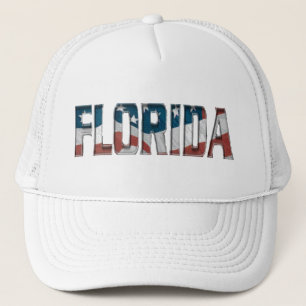 Casquette Floride patriotique sur drapeau américain - Casque