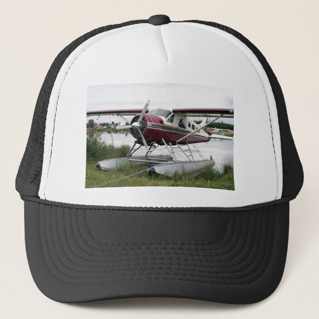 Casquette Flottez l'avion, capot de lac, Anchorage, Alaska, (Devant)