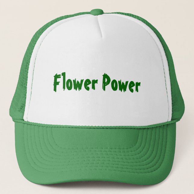 Casquette Flower power (Devant)