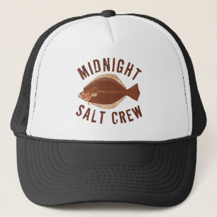 Casquette Flûte d'équipage de sel de minuit Giging Fishing
