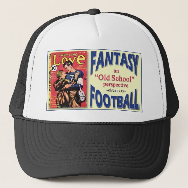Casquette Football d'Imaginaire de la vieille école (Devant)