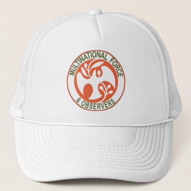 Casquette Force multinationale et observateurs (FMO) (Devant)