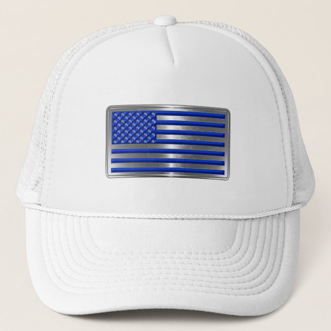 Casquette Forces armées et police USA Flag Hommage (Devant)