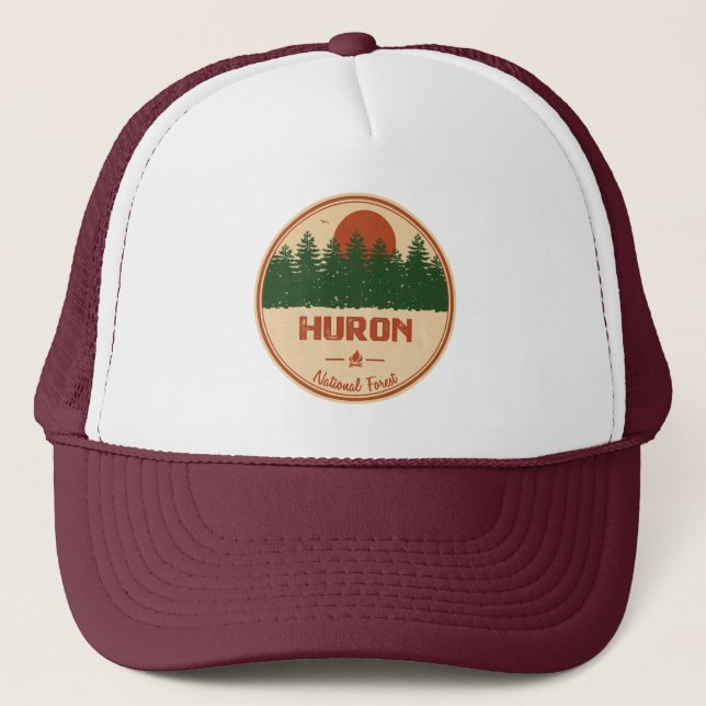 Casquette Forêt nationale de Huron (Devant)