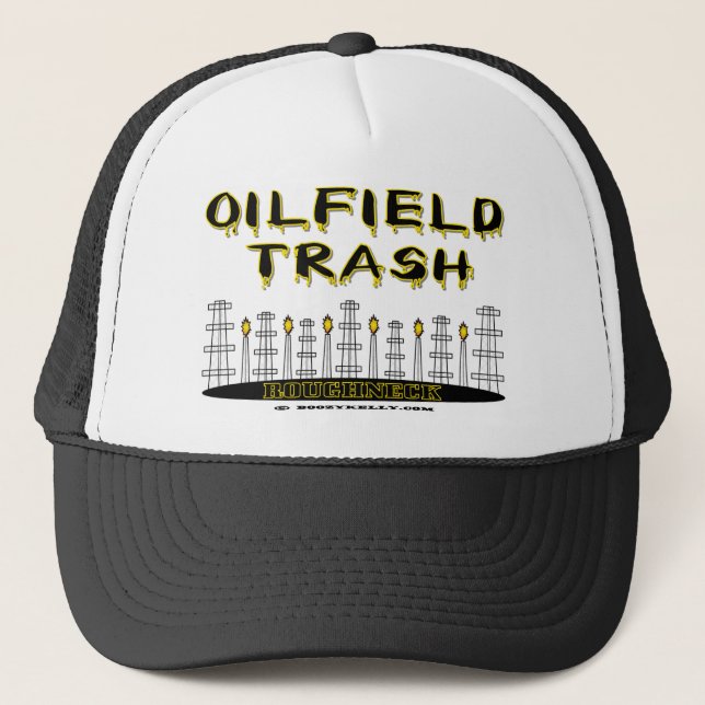 Casquette Foreur, casquette, déchets de gisement de pétrole, (Devant)