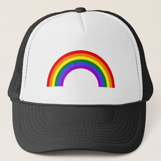 Casquette Forme arc-en-ciel colorée (Devant)