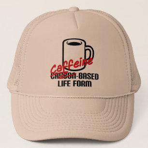 Casquette Forme de vie à base de caféine Chapeau à capuchon