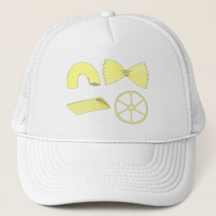 Casquette Formes de pâtes Alimentation italienne Macaroni Pe