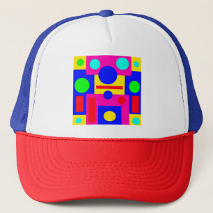 Casquette Formes géométriques colorées