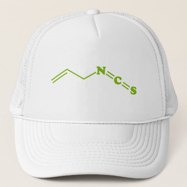 Casquette Formule moléculaire de l'isothiocyanate de Wasabi  (Devant)