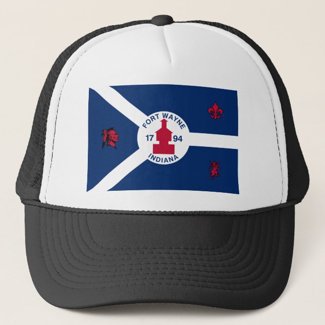 Casquette Fort Wayne, Indiana, Etats-Unis diminuent (Devant)