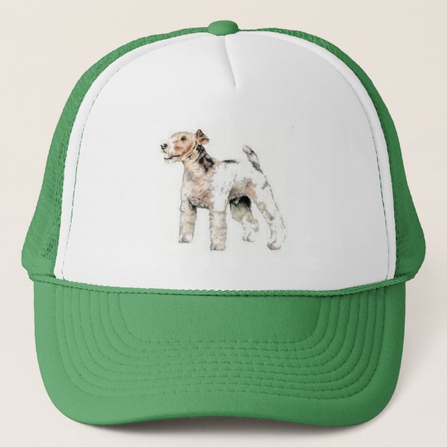 Casquette Fox Terrier d'une chevelure de fil (Devant)