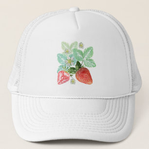 Casquette fraises, baies, rouge, frais, mûr, sucré, nourritu