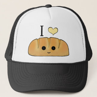 Casquette Français pain amour citation bakery dessin animé b