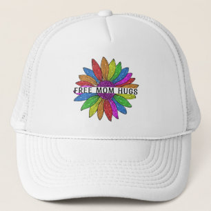 Casquette Free Mom Hugs LGBTQIA+ Fierté Support