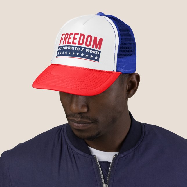 Casquette Freedom My Favori F Word 4 juillet (En situation)