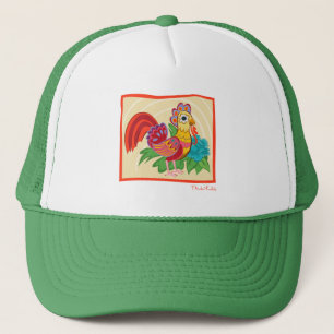 Casquette Frida Kahlo Chicken Graphic
