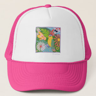 Casquette Frida Kahlo Parrot Graphic