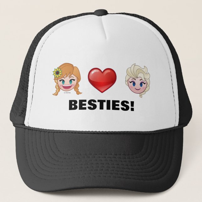 Casquette Frozen Emoji | Anna & Elsa (Devant)