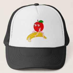 Casquette Fruit d'ostéopathe : une pomme amusante pour netto