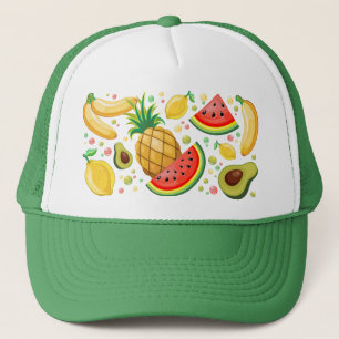 Casquette Fruits d'été frais Motif